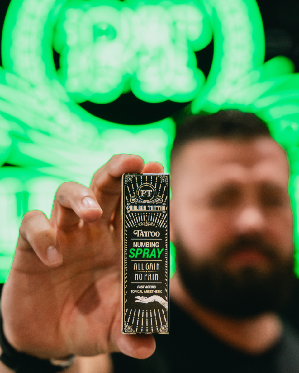 Painless Tattoo Numbing Spray PainlessTattoo