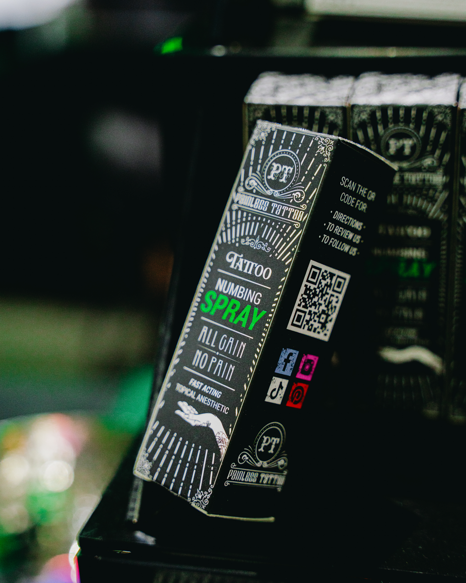 Painless Tattoo Numbing Spray PainlessTattoo