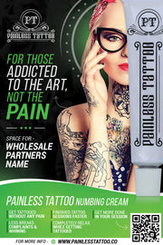 Painless Tattoo Vertical Banner 1