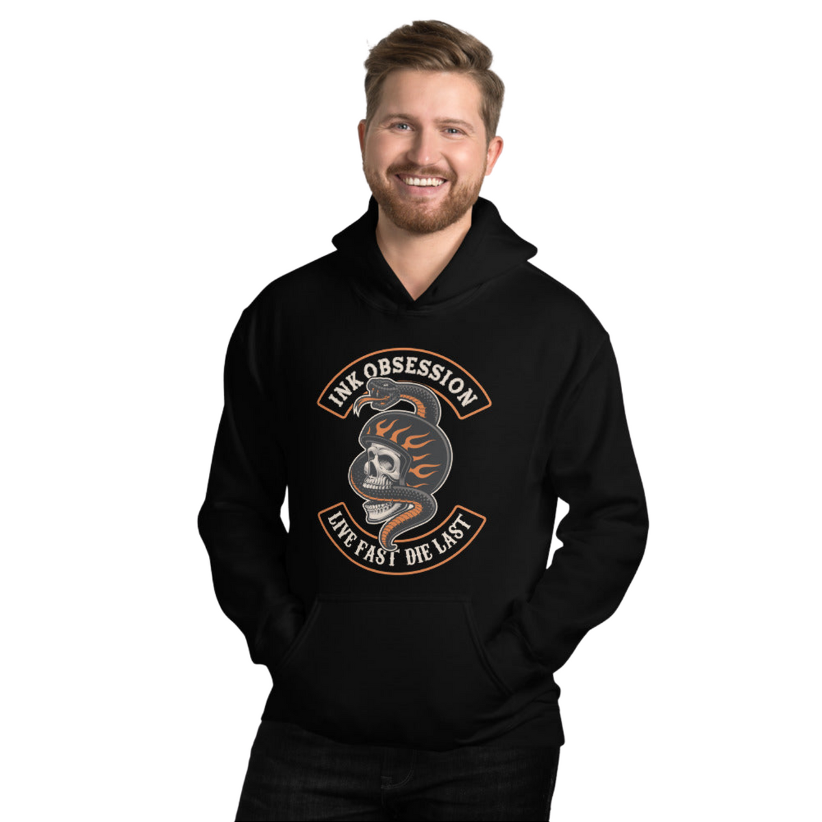 Men's Live Fast Hoodie – PainlessTattoo